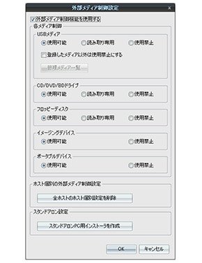 外部メディア制御キャプチャー