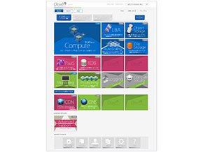 IaaSのポータル画面