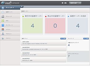 ダッシュボード画面