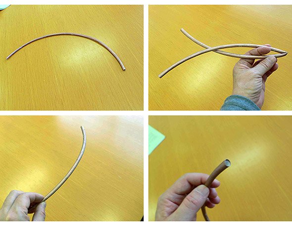 「電波ホース」の試作品