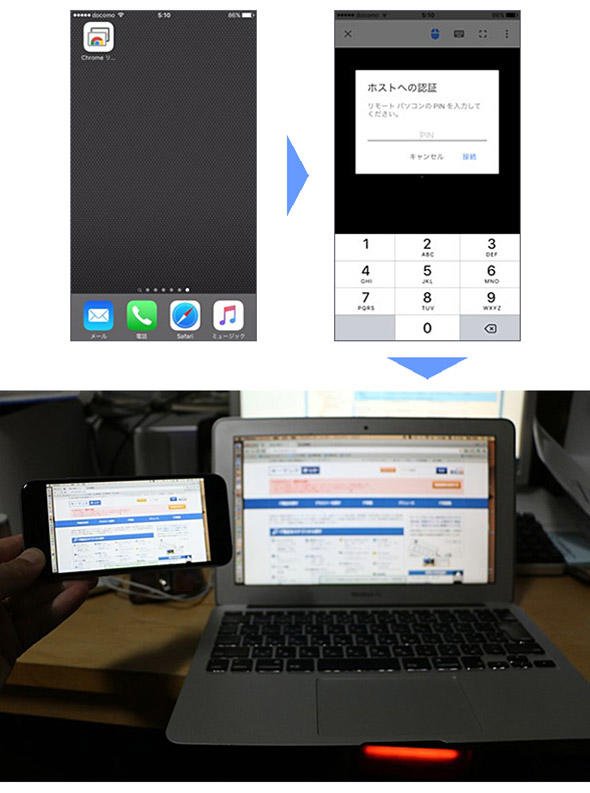 Chromeリモートデスクトップ