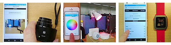 デバイスWebAPIを利用したスマートフォンからの外部デバイス操作例