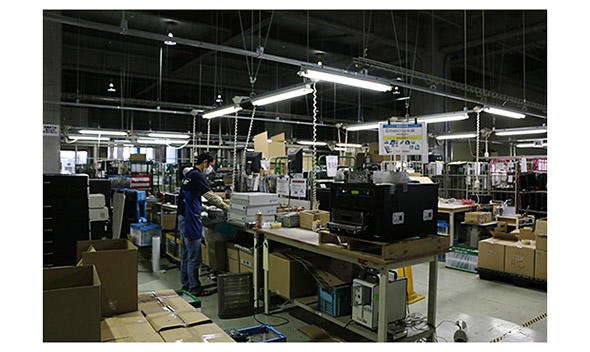 磁気消去の作業スペース