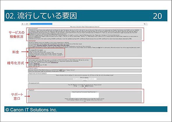ランサムウェア製作サービス