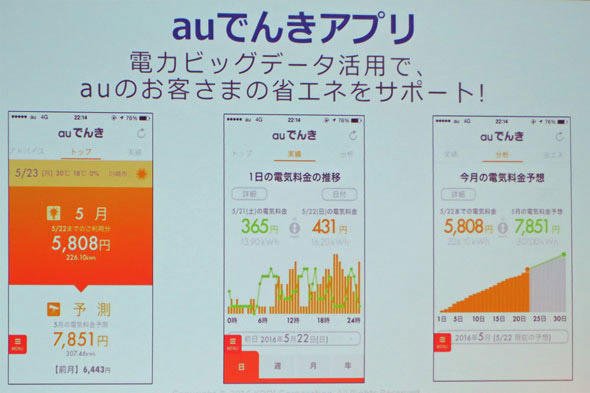 auでんきアプリ