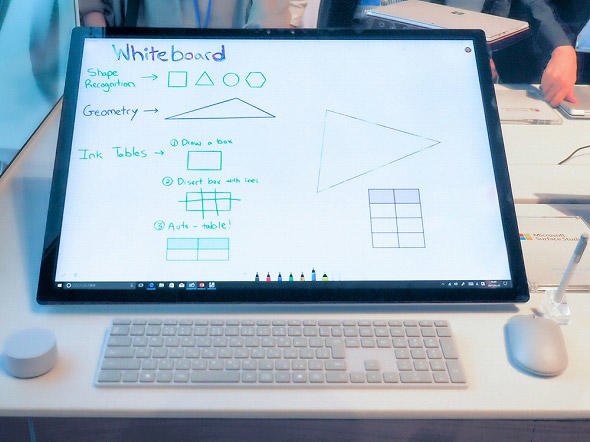 Whiteboardによる図形認識例