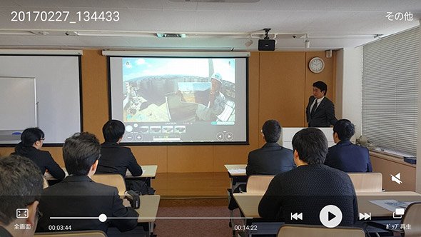 就職説明会でもSafieが活躍