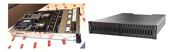 図　ThinkSystem SR650（サーバ）