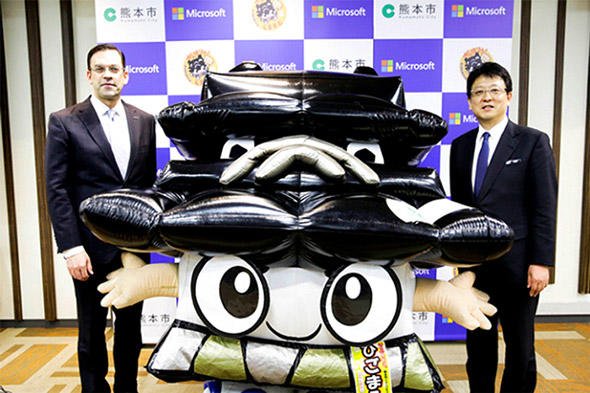 熊本市のイメージキャラクター「ひごまる」くん