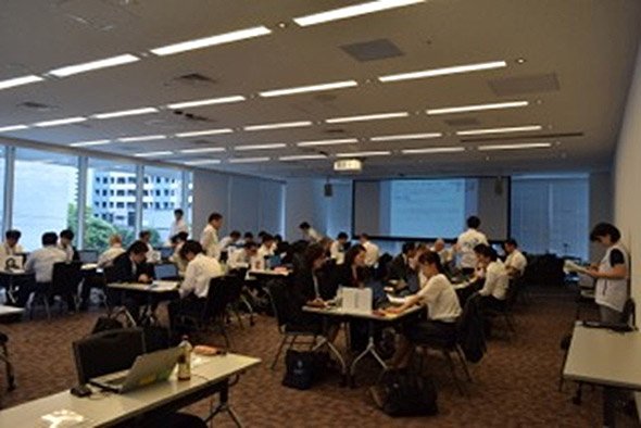 演習会場の風景