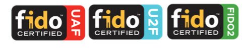  図1　FIDO認定を示す3種類のロゴ