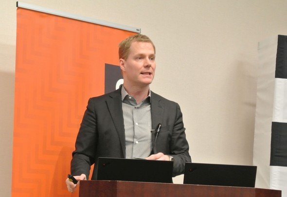 図4　レノボ・ジャパン代表取締役社長 デビット・ベネット氏