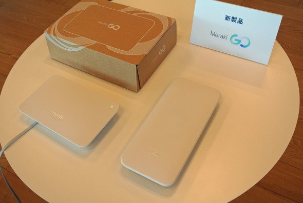 図2　会場に展示されていた「Meraki GO」