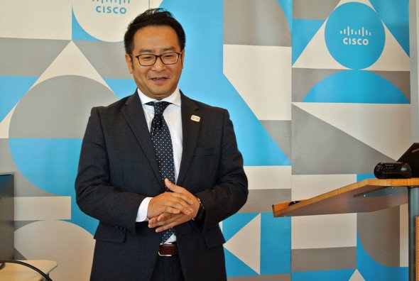 図4　シスコ APJアーキテクチャビジネス開発担当 ビジネスデベロップメントマネージャー 渡邊靖博氏