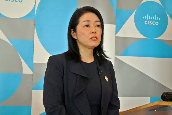 図6　シスコ執行役員 SMB・デジタル事業統括　兼　東京2020マーケティング担当 鎌田道子氏