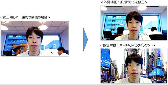 肌補正機能