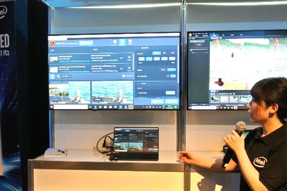 opaz Labsの「Gigapixel AI」のデモの様子