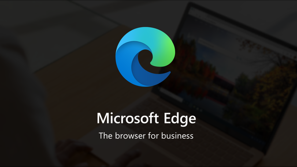 Chromium版EdgeはアイコンもChromiumベースに変更されている（Microsoftのイベント「Ignite 2019」の公開資料より）