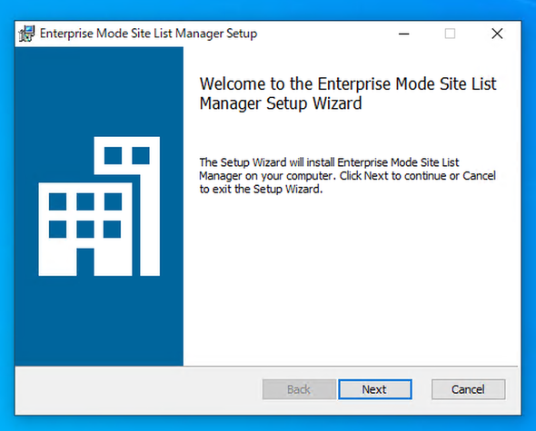 Enterprise Mode Site List Managerは、https://www.microsoft.com/en-us/download/details.aspx?id=49974 からダウンロードできる。