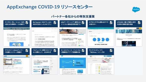 25 AppExcange COVID-19リソースセンター